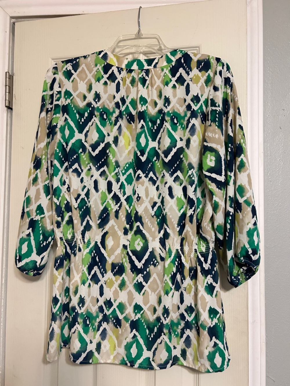 BOGO 1/2off🎒35%off3🛴 D & C blue green tunic Denim & Co - Picture 3 of 3